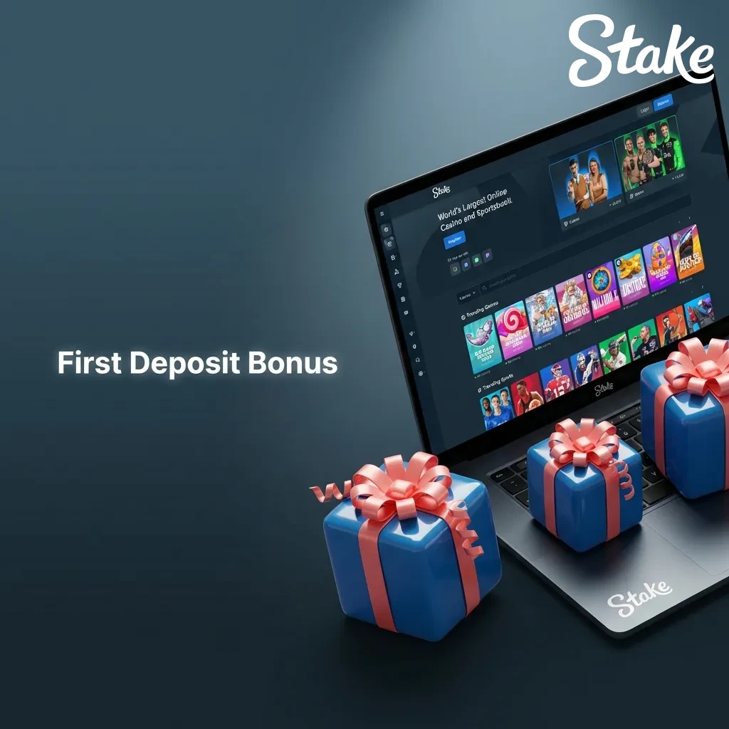 First deposit bonus banner showing 3.5% welcome rakeback on casino games and sports betting with automatic credit